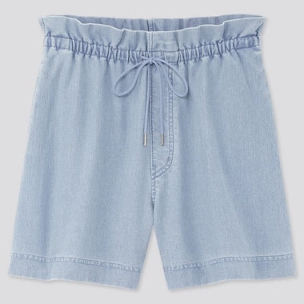 Uniqlo Denim-colored Jersey Shorts
